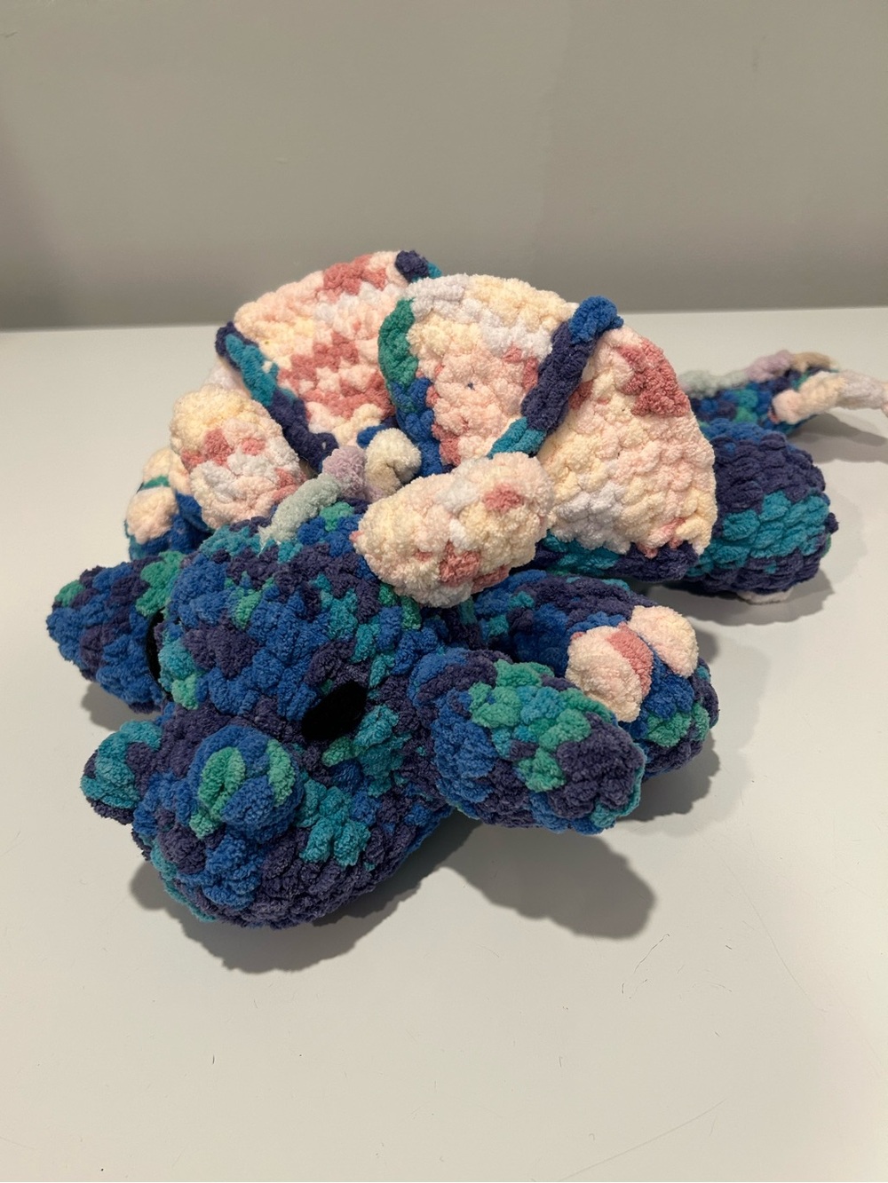 Handmade Crocheted Dragon